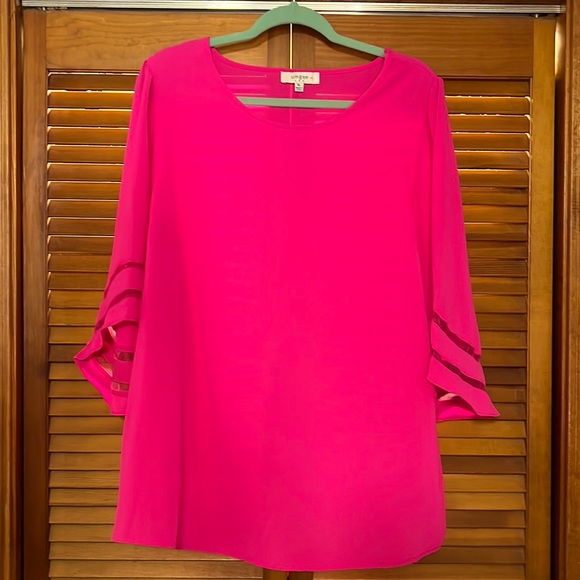 Tops - Umgee dress shirt with balloon sleeves